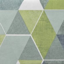 55x140cm Restje tafelzeil abstracte honingraat groen