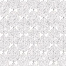 55x140cm Restje tafelzeil leafs abstract grijs
