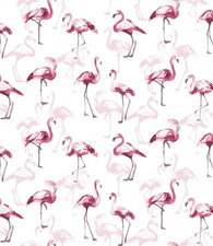 SALE tafelzeil flamingoland roze 135x140cm