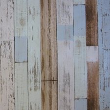 30x140cm Restje tafelzeil steigerhout blauw/bruin/grijs