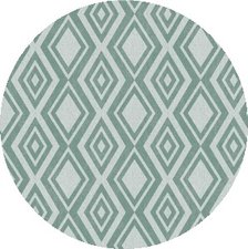 Rond tafelzeil Diamente groen (137 cm)  
