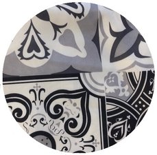 Rond tafelkleed 180cm Spaanse tegels