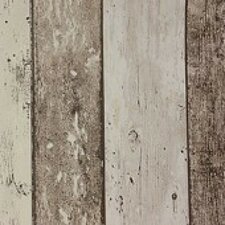 50x140cm Restje tafelzeil steigerhout bruin/beige