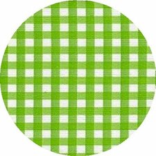 SALE Rond Mexicaans tafelzeil ruitjes groen 120cm doorsnee