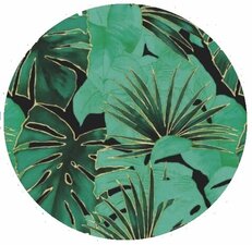 SALE Rond tafelzeil palmbladeren Paradise 140cm doorsnee