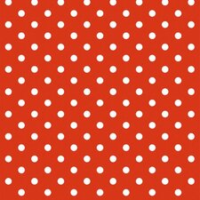Mexicaans tafelzeil rood met witte stippen