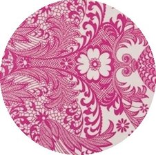 Rond Mexicaans tafelzeil paraiso roze (120cm)