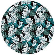 Rond tafelzeil bamboe blad winter editie (140cm)