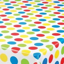 Tafelzeil grote polkadots gekleurd