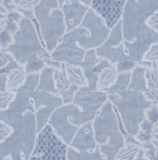 Tafelzeil Rosa kant blauw