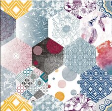 Tafelzeil patchwork Eden