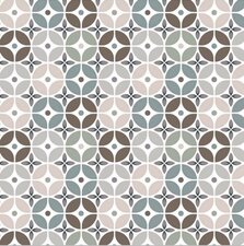 Ovaal tafelzeil vintage circles