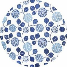 SALE Rond tafelzeil Manila blauw 140cm doorsnee
