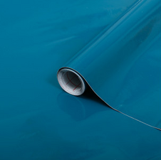 Plakfolie petrol glans (45cm)