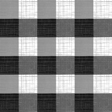 SALE linnen tafelzeil geblokt wit/grijs/zwart 100x140cm (wasbaar)