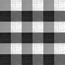 SALE linnen tafelzeil geblokt wit/grijs/zwart 100x140cm (wasbaar)