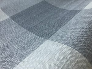 30x140cm Restje tafelzeil geblokt grijstinten