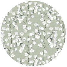 Groot rond tafelzeil katoenplant groen (160cm)