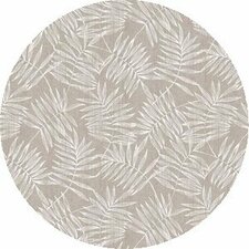 Groot rond tafelzeil bamboe taupe (160cm)