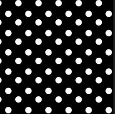 SALE B-keus tafelzeil polkadot stippen zwart 200x140cm