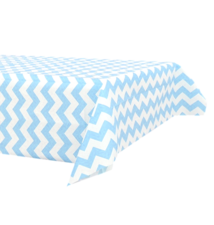 Papieren tafelkleed 120x180cm blauw