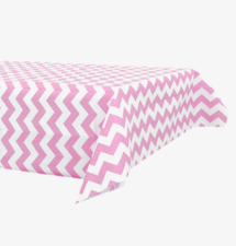 Papieren tafelkleed 120x180cm roze