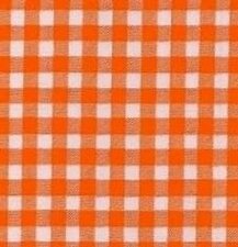 Mexicaans tafelzeil ruitjes oranje