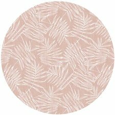 Groot rond tafelzeil bamboe roze (160cm)