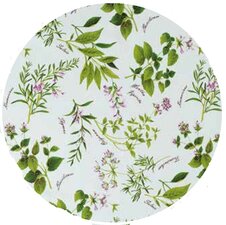 Rond doorzichtig tafelzeil kruidenplant (140cm)
