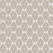 Tafelzeil abstracte ovaaltjes taupe