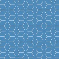 Tafelzeil geometrisch blauw