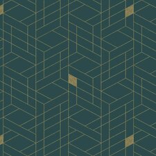 Tafelzeil abstract donkergroen